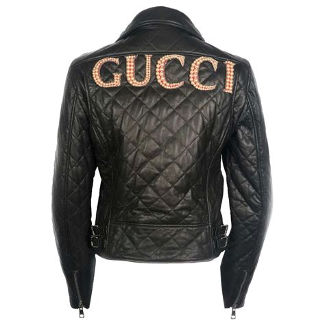 gucci moto jacket|Gucci leather jacket online.